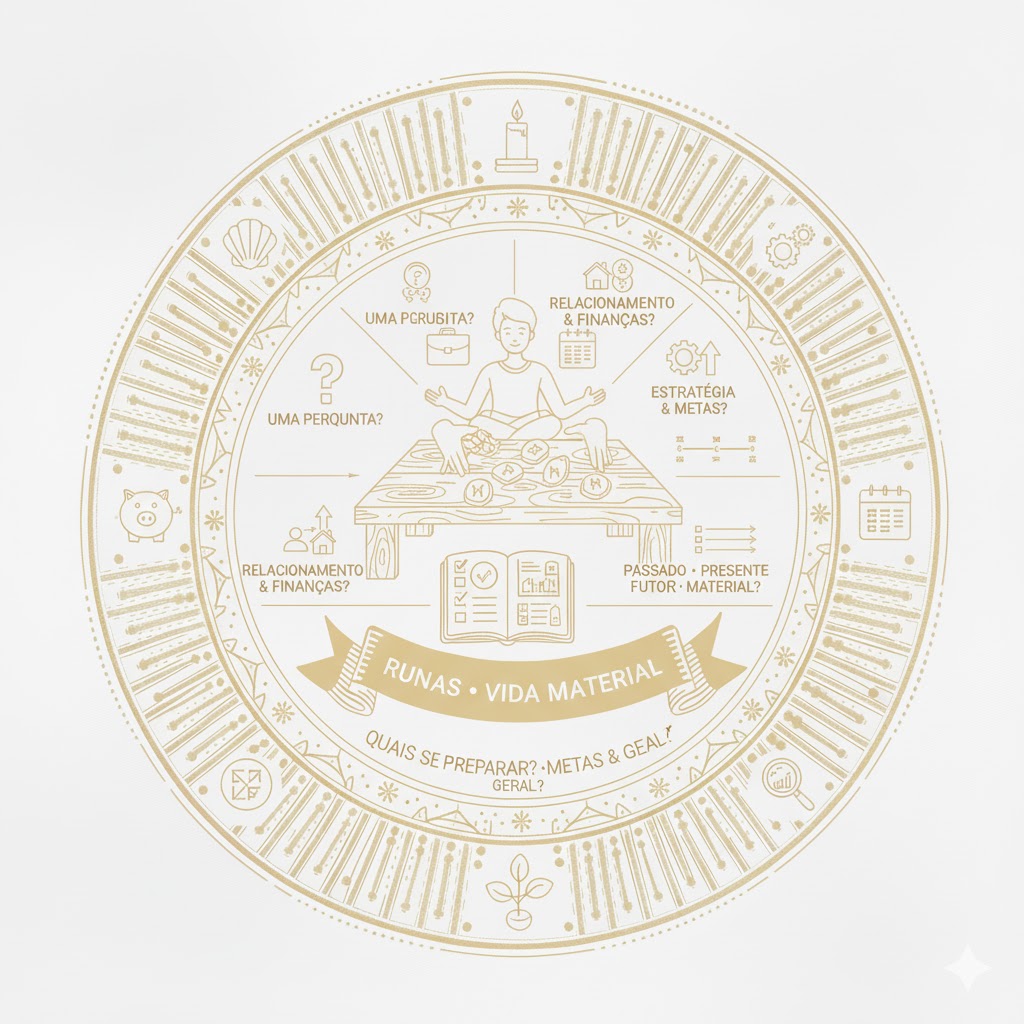 Quais os tipos de Leitura de Runas e Vida Material